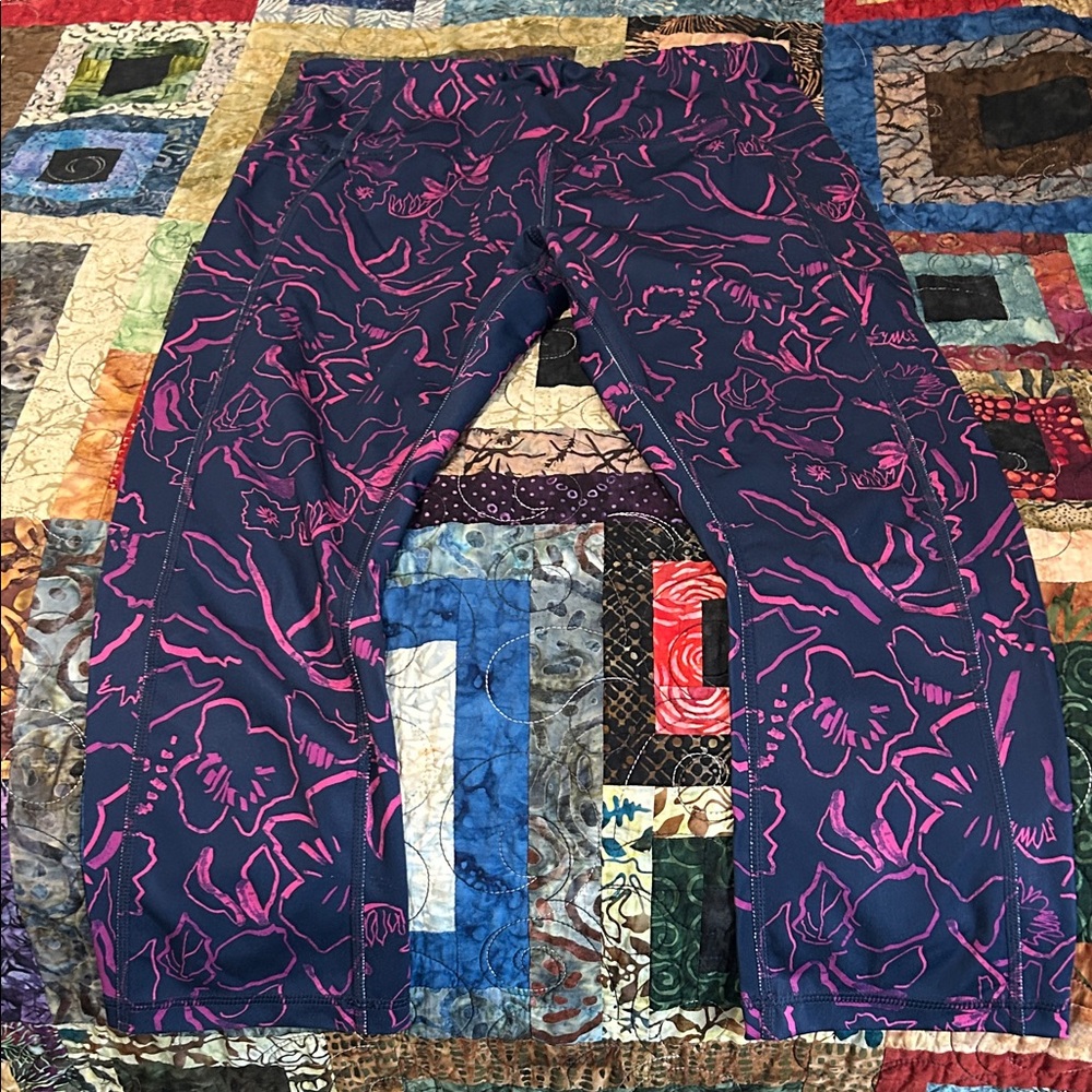 Avia Navy and Pink Leggings